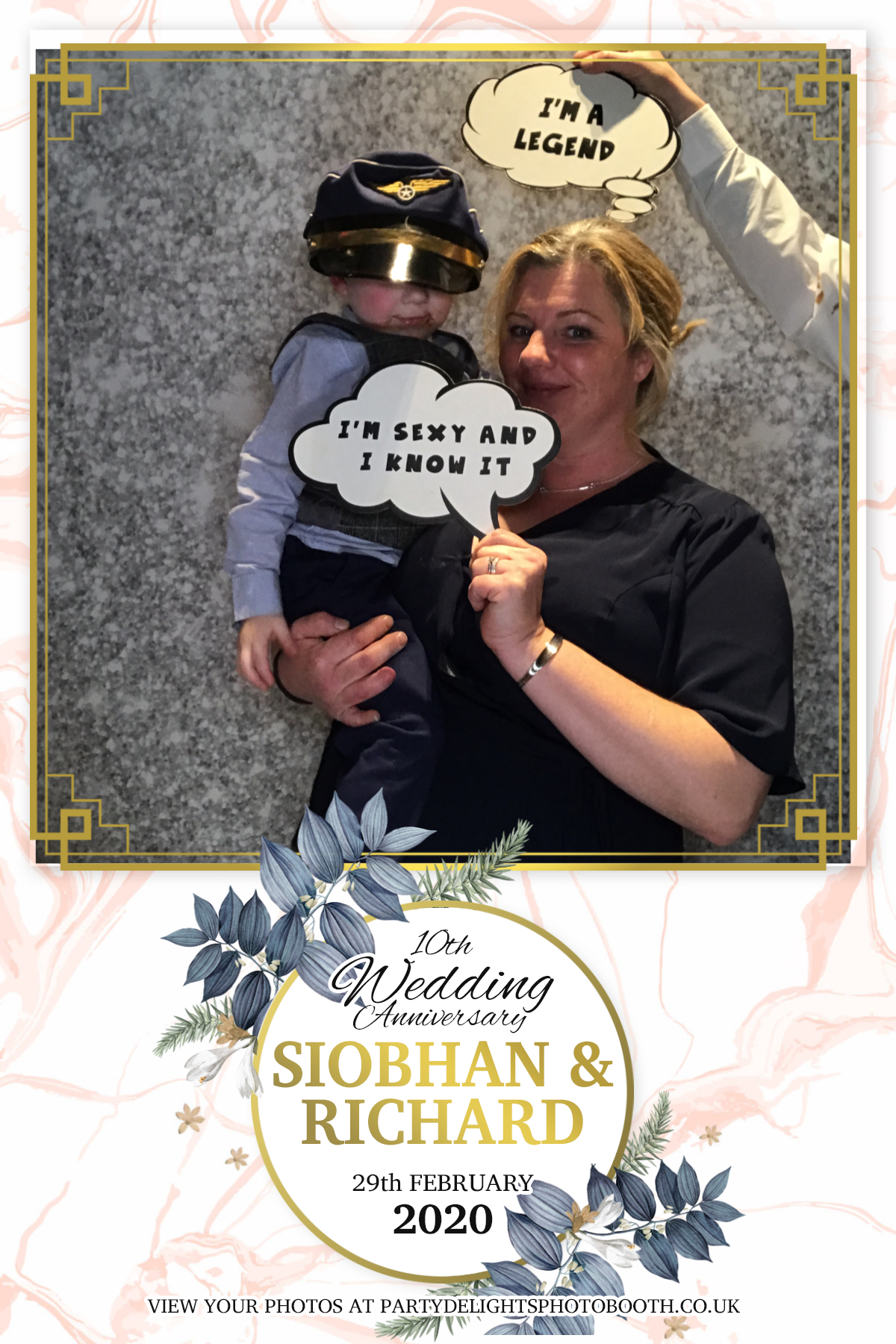 Siobhan and Richards Vow renewal  | View more photos from the event at gallery.partydelightsphotobooth.co.uk/u/PartyDelightsPhotoBooth/Siobhan-and-Richards-Vow-renewal